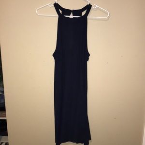 dark blue hollister dress
